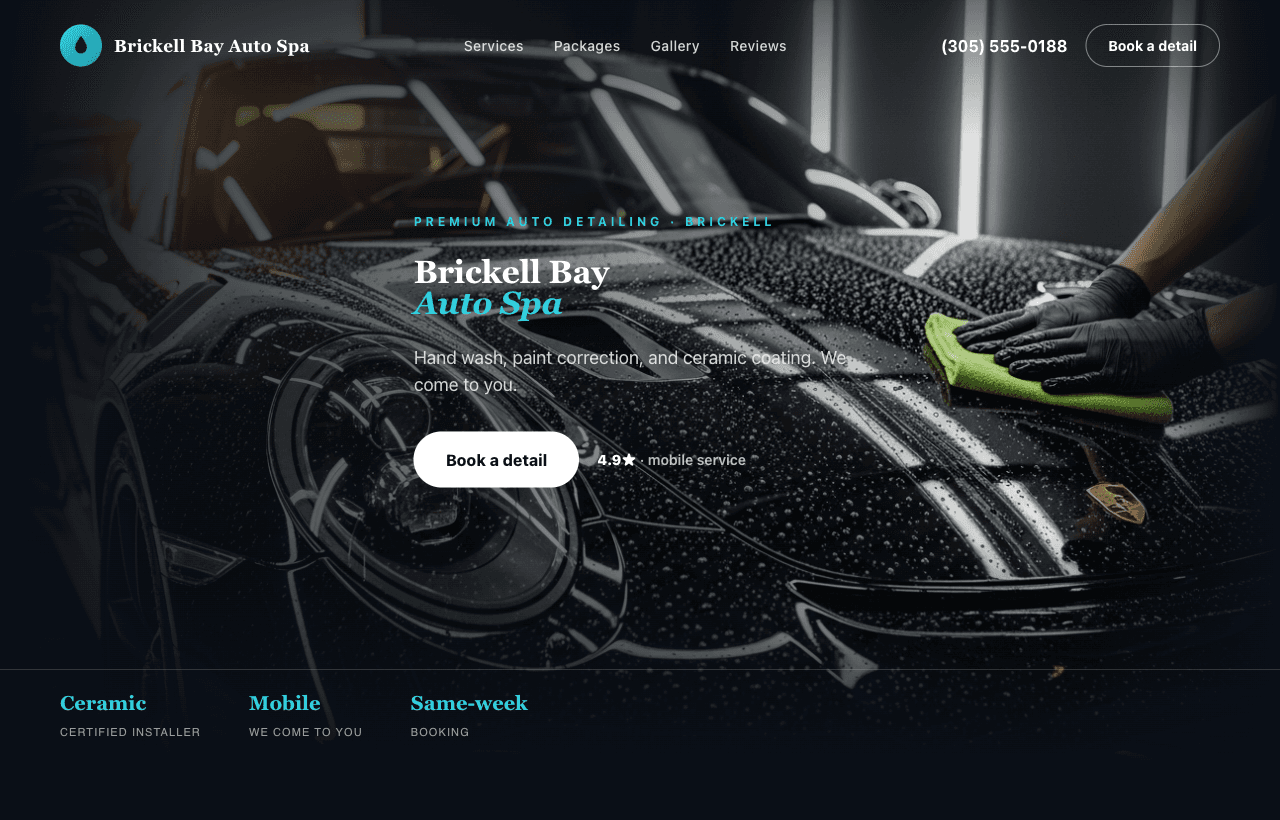 Brickell Bay Auto Spa sample
